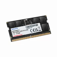 Memoria Ram Adata, 16gb, Ddr5, 5600mhz, Cl46, So-dimm
