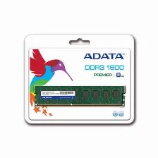 Memoria Ram Adata 8gb 1600mhz Ddr3l, Pc3l-12800