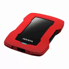 Disco Duro Externo Adata Hd330 2.5 Pulgadas, 2tb, Usb 3.1, Rojo/negro, A Prueba De Golpes