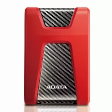 Disco Duro Externo Adata Hd650 1tb 2.5 Pulgadas, Usb 3.0, Rojo/negro