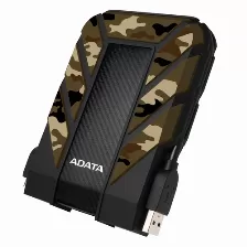 Disco Duro Externo Adata Hd710m Pro, 1tb, Usb 3.1, Ip68, Contra Agua, Resistente A Caidas, Color Camuflaje Militar