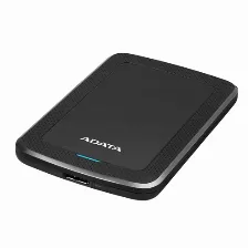 Disco Duro Externo Adata Ahv300 1tb, 2.5 Pulgadas, Usb 3.1, Slim, Color Negro