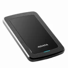 Disco Duro Externo Adata Ahv300 1tb, 2.5 Pulgadas, Usb 3.1, Slim, Color Negro