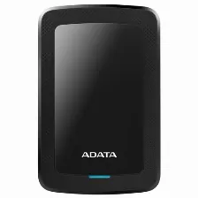 Disco Duro Externo Adata Ahv300 2tb, 2.5 Pulgadas, Usb 3.1, Slim, Color Negro