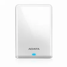 Disco Duro Externo Adata Ahv620s Slim, 1tb, 2.5 Pulg, Usb 3.1, Blanco