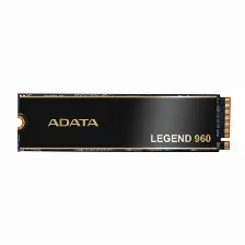 Unidad De Estado Solido Ssd Adata Legend 960 1tb, M.2, Pci Express 4.0 Lectura 7400 Mb/s, Escritura 6000 Mb/s, Color Negro