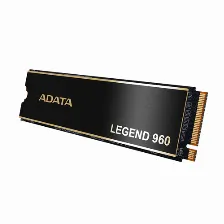 Unidad De Estado Solido Ssd Adata Legend 960 1tb, M.2, Pci Express 4.0 Lectura 7400 Mb/s, Escritura 6000 Mb/s, Color Negro