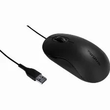 Mouse Targus Amu81usz óptico, 1000 Dpi, Interfaz Usb Tipo A, Color Negro