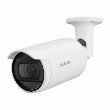 Cámara Ip Hanwha Ano-l7082r 4 Mp, Bala (forma), Microsd, Interior Y Exterior, Ip66, Negro, Blanco