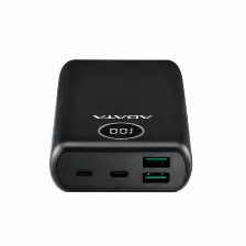 Power Bank Adata P20000qcd, 20,000 Mah, 1xusb-c, 2xusb 2.0, 3 Puertos, Negro