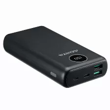 Power Bank Adata P20000qcd, 20,000 Mah, 1xusb-c, 2xusb 2.0, 3 Puertos, Negro