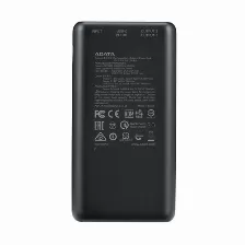 Power Bank Adata P20000qcd, Capacidad 20,000 Mah, 1xusb-c, 2xusb 2.0, 3 Dispositivos, Color Blanco