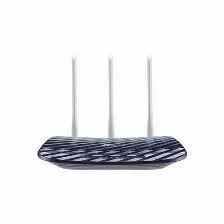 Ruteador Inalámbrico Tp-link Archer-c20w Wi-fi 4 (802.11n), 433 Mbit/s, Negro, Plata