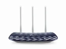 Ruteador Inalámbrico Tp-link Ac750 3 Ant., Wi-fi 5 (802.11ac), 4 Rj-45, 433 Mbit/s, Negro, Blanco