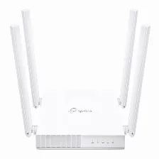 Ruteador Inalámbrico Tp-link Archer C24 4 Ant., Wi-fi 5 (802.11ac), 5 Rj-45, 433 Mbit/s, Blanco