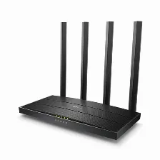 Router Inalambrico Tp-link Archer C6 Ac1200, Gigabit, 10/100/1000 Mbps, Doble Banda, 5ghz, 2.4ghz, 4 Antenas Externas, Version 3.20, 4xlan, Open Box