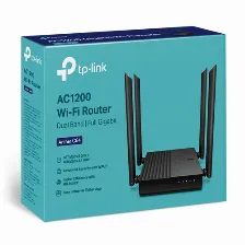 Ruteador Inalámbrico Tp-link Archer C64 4 Ant., Wi-fi 5 (802.11ac), 4 Rj-45, 1200 Mbit/s, Negro
