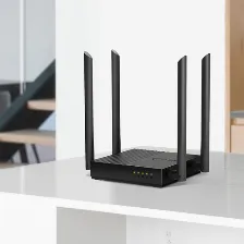 Ruteador Inalámbrico Tp-link Archer C64 4 Ant., Wi-fi 5 (802.11ac), 4 Rj-45, 1200 Mbit/s, Negro