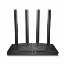 Ruteador Inalámbrico Tp-link Archer C80 4 Ant., Wi-fi 5 (802.11ac), 4 Rj-45, 1300 Mbit/s, Negro