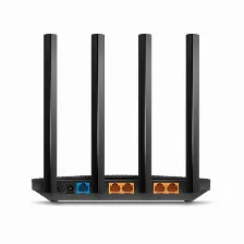 Ruteador Inalámbrico Tp-link Archer C80 4 Ant., Wi-fi 5 (802.11ac), 4 Rj-45, 1300 Mbit/s, Negro