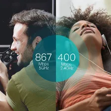 Adaptador Tp-link Ac1200, Negro Inalámbrico Usb 1200 Mbit/s 10 - 90% (archer T4u)