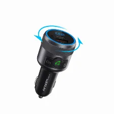 Cargador Argomtech Arg-ac-0343bk 12 - 24 V, Universal, Interior, 1usb-c, Carga Rápida, Negro