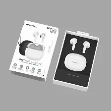 Audífonos Argomtech Skeipods E56 Intra Auditivo, True Wireless Stereo (tws), Usb, Bluetooth, Blanco