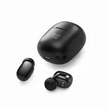 Audífonos Argomtech Skeipods E66 Intra Auditivo, True Wireless Stereo (tws), Bluetooth, Negro