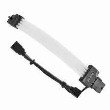 Cable Xpg Para Gpu 8 Pines (6+2) Argb, Dos Alargadores Incluidos, Fibra Optica Ultradensa