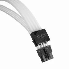 Cable Xpg Para Gpu 8 Pines (6+2) Argb, Dos Alargadores Incluidos, Fibra Optica Ultradensa