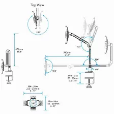 Soporte Startech.com Tablet/umpc, Interior, Blanco