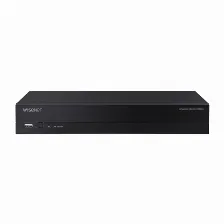Nvr Hanwha Arn-410s 4 Canales, Hdd Max. 6 Tb, Negro