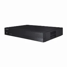 Nvr Hanwha Arn-410s 4 Canales, Hdd Max. 6 Tb, Negro