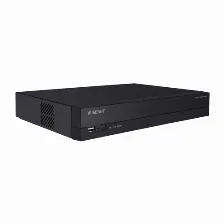 Nvr Hanwha Arn-810s 8 Canales, Hdd Max. 6 Tb, Negro