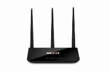 Ruteador Inalambrico Nexxt Solutions Nebula 300plus Antenas 3, Banda Unica (2,4 Ghz), Wi-fi 4 (802.11n), Puertos Lan 4, 300 Mbit/s, Negro