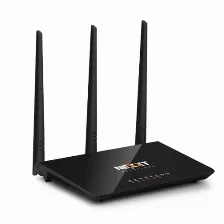 Ruteador Inalambrico Nexxt Solutions Nebula 300plus Antenas 3, Banda Unica (2,4 Ghz), Wi-fi 4 (802.11n), Puertos Lan 4, 300 Mbit/s, Negro