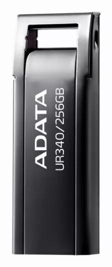 Memoria Usb Adata Ur340, 256gb, Usb 3.2, Lectura 100 Mb/s, Negro
