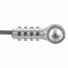 Cable Antirrobo Targus Asp96rglx Cerradura Con Combinación, 2 M, Acero Galvanizado, Plata