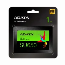 Unidad De Estado Solido Ssd Interno Adata Su650 1tb 2.5 Sata3 7mm Lect.520/escr.450mbs Nand 3d Sin Bracket Pc Laptop (asu650ss-1tt-r)