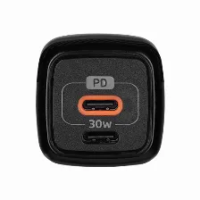 Cargador Vorago Au-355-bk 110-240 V, Teléfono Móvil, Interior, 2usb-c, Carga Rápida, 30 W, Blanco