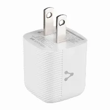 Cargador Vorago Au-355-wh 110-240 V, Teléfono Móvil, Interior, 2usb-c, Carga Rápida, 30 W, Blanco