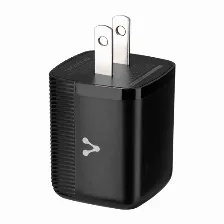 Cargador Vorago Au-402-bk 110v ~ 240v, Teléfono Móvil, Interior, 2usb-c, Carga Rápida, 45 W, Negro