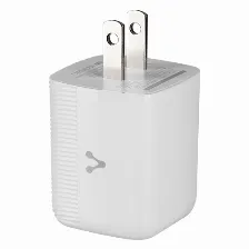 Cargador Vorago Au-402-wh 110v ~ 240v, Teléfono Móvil, Interior, 2usb-c, Carga Rápida, 45 W, Blanco