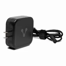 Cargador Para Laptop Universal Vorago Au-405, 65w, 4 Puntas Intercambiables, Cable 1.2mts, Negro