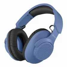 Audífonos Steren Aud-7630az Diadema, Inalámbrico, Usb, Bluetooth, Azul
