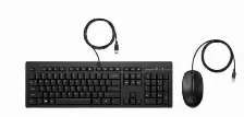 Kit De Teclado Y Mouse Hp 225, Alambrico, Usb, Ingles, Negro