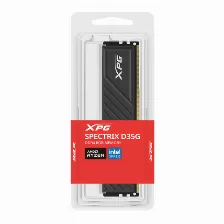 Memoria Ram Xpg Spectrix D35g, 16gb, Ddr4, Rgb, 3200mt/s, Pc4-25600, Negro
