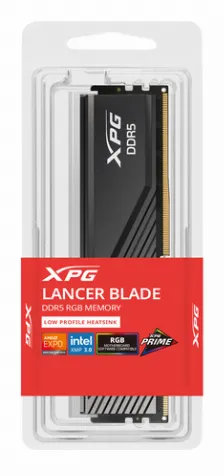 Memoria Ram Xpg Lancer Blade, Ddr5, 16gb, 6000mt/s, Rgb, Pc5-48000, Negro