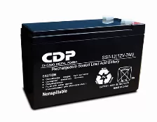 Bateria Cdp Slb 12/7.0ah Sealed Lead Acid (vrla), 12 V, 7000 Mah, Negro