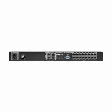 Kvm Tripp Lite B072-016-1-ip Kvm Sobre Ip De 16 Puertos Cat5 Netcommander - 1 Usuario Remoto + 1 Local, Para Instalación En 1u De Rack, 1920 X 1080 Pixeles, Ethernet, Montaje En Rack, 1u, Negro